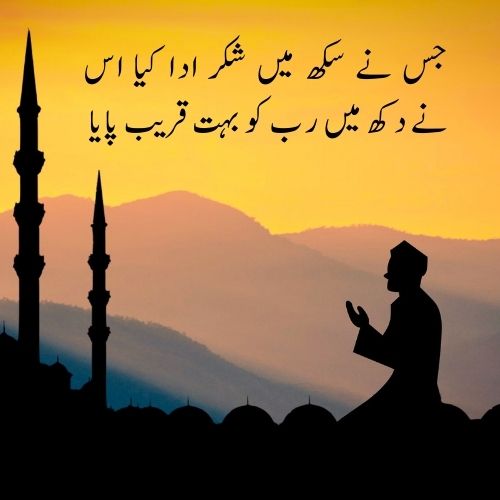 Allaha ka shukar quote