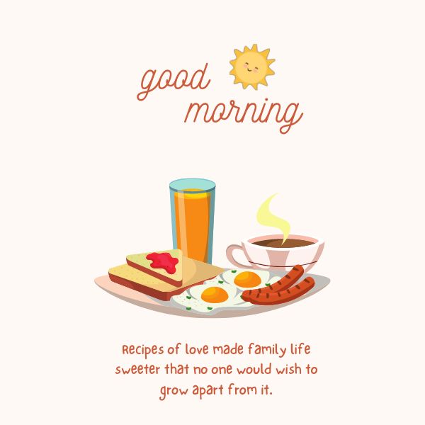 Recipes of love made family life sweeter that no one would wish to grow apart from it