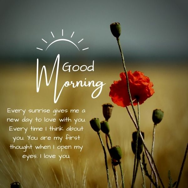 good morning messages for him